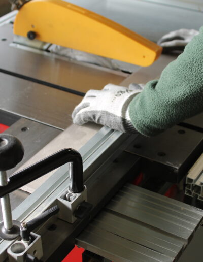 Etapes de fabrication : La menuiserie